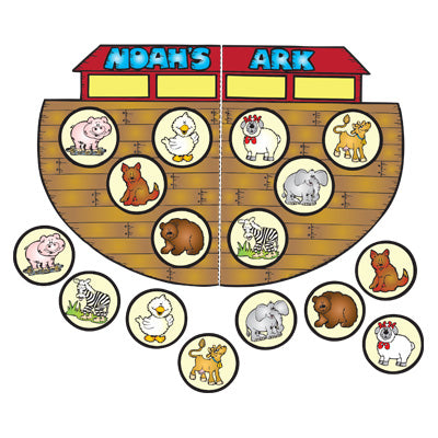 Noah's Ark - File Folder Game