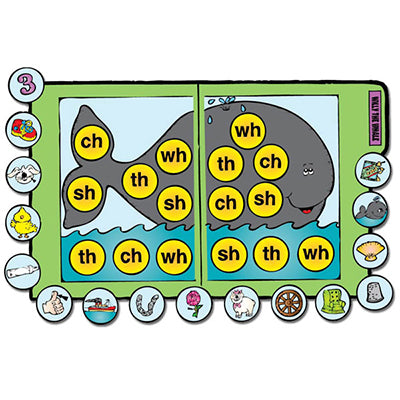 Willy The Whale - File Folder Game